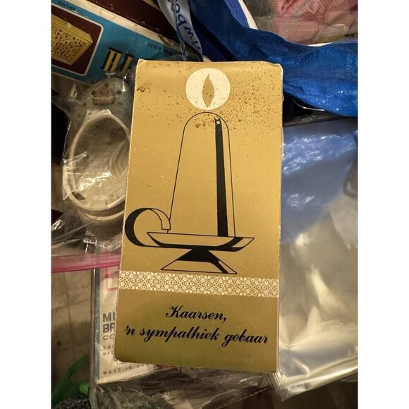 Vintage Dutch Christmas Candle Crystal Stand - Picture 4 of 4